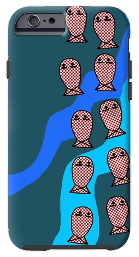 Checkered Fishies - Phone Case