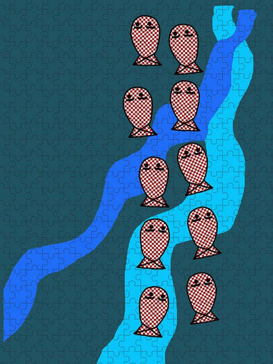 Checkered Fishies - Puzzle
