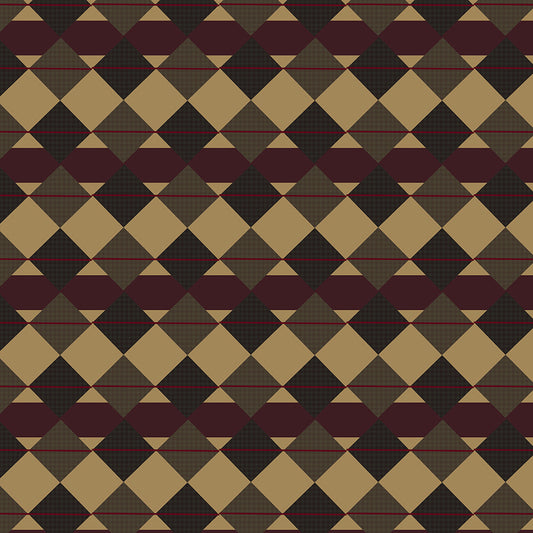 Checkered Brown Plaid Digital Image Download