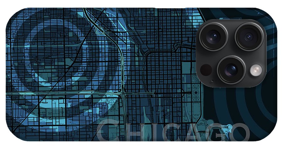 Chicago Map - Phone Case