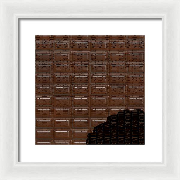 Chocolate Bar - Framed Print