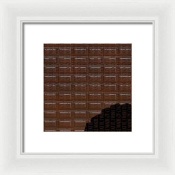 Chocolate Bar - Framed Print