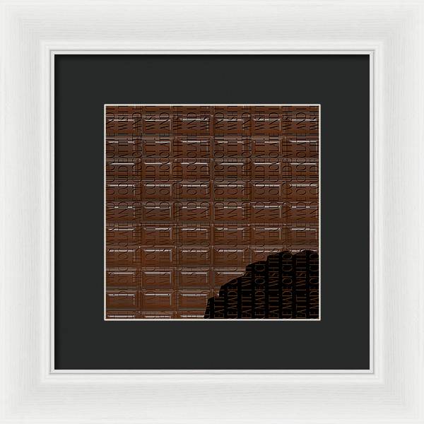 Chocolate Bar - Framed Print