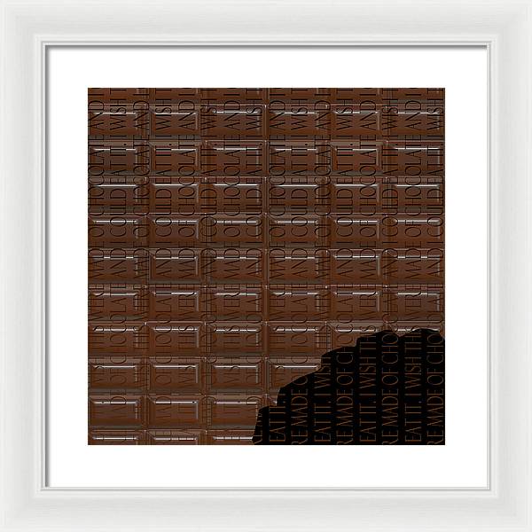 Chocolate Bar - Framed Print