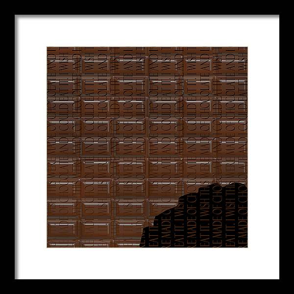 Chocolate Bar - Framed Print
