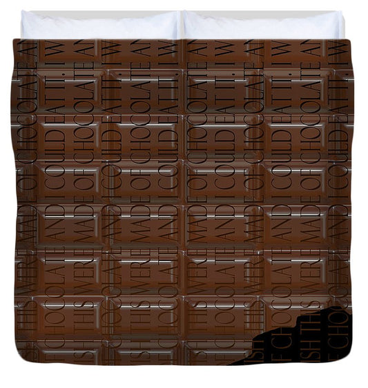 Chocolate Bar - Duvet Cover