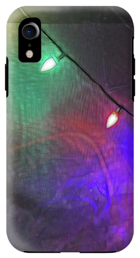 Christmas Lights Screen Dance - Phone Case