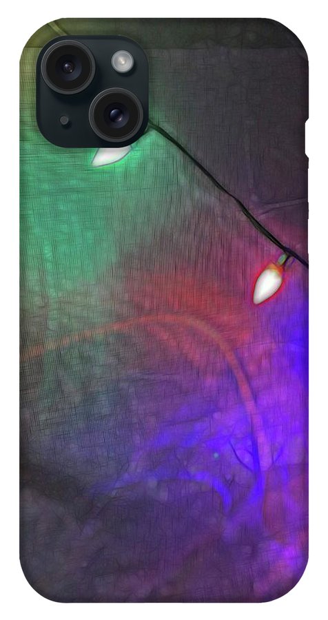 Christmas Lights Screen Dance - Phone Case