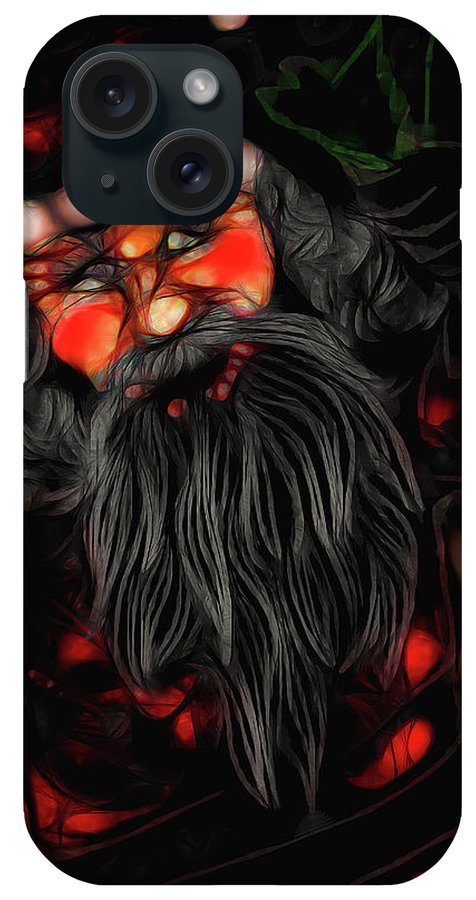 Christmas Santa Drawing - Phone Case