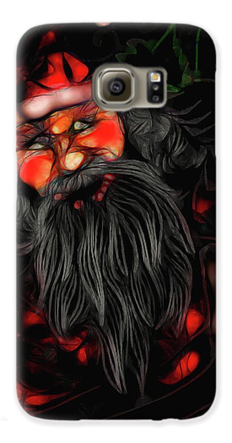 Christmas Santa Drawing - Phone Case