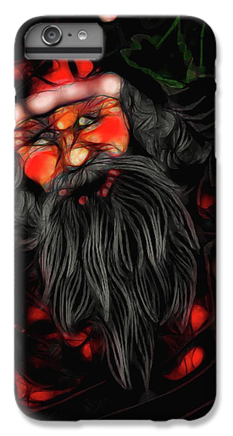 Christmas Santa Drawing - Phone Case