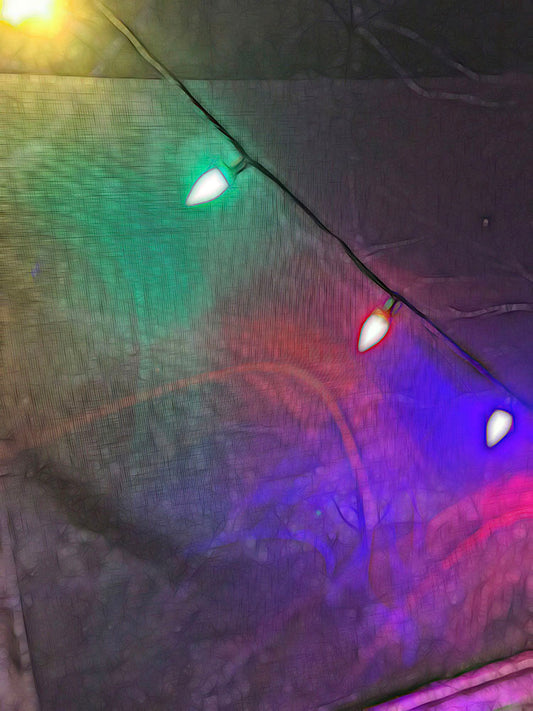 Christmas Screen Light Dance Digital Image Download