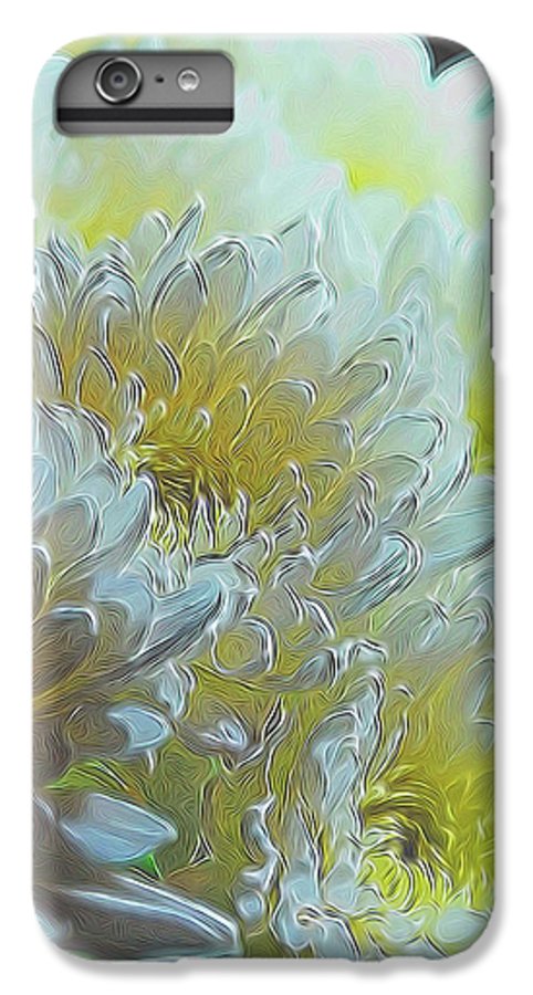 Chrysanthemums in White Light - Phone Case