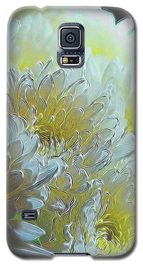 Chrysanthemums in White Light - Phone Case