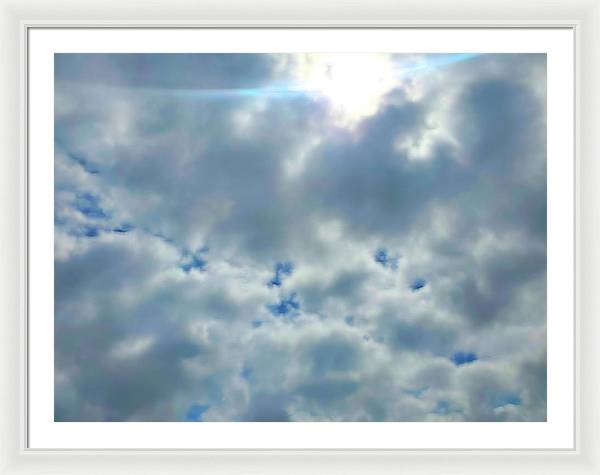 Clouds Above a Park - Framed Print