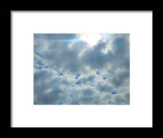 Clouds Above a Park - Framed Print