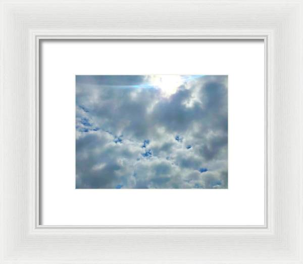 Clouds Above a Park - Framed Print
