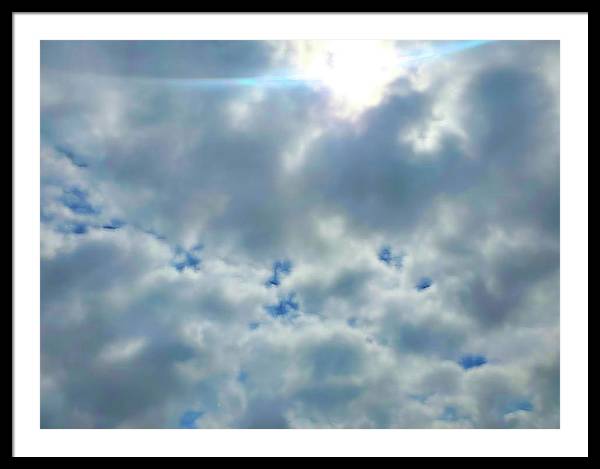 Clouds Above a Park - Framed Print