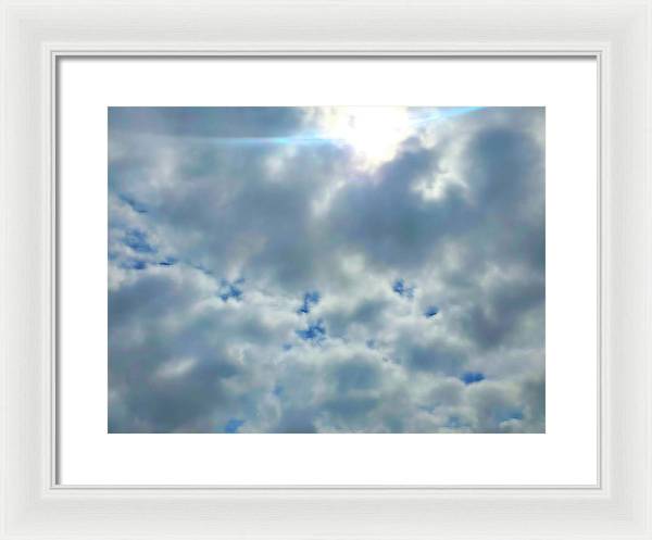 Clouds Above a Park - Framed Print