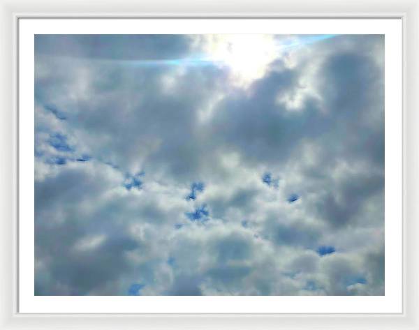 Clouds Above a Park - Framed Print