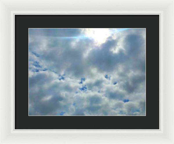 Clouds Above a Park - Framed Print
