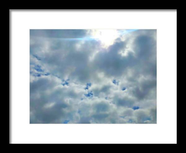 Clouds Above a Park - Framed Print