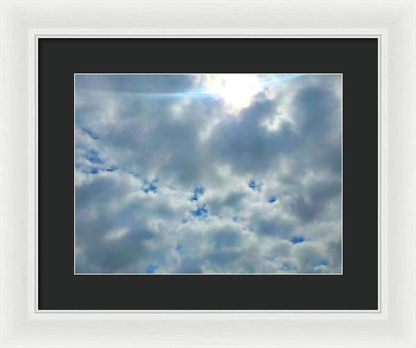Clouds Above a Park - Framed Print