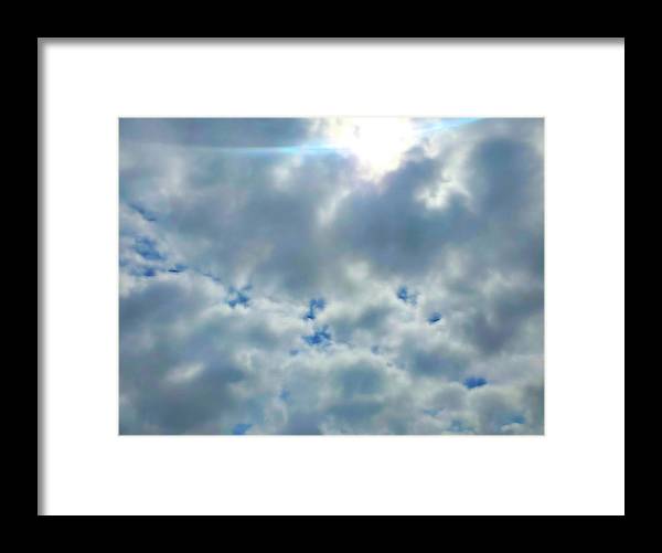 Clouds Above a Park - Framed Print