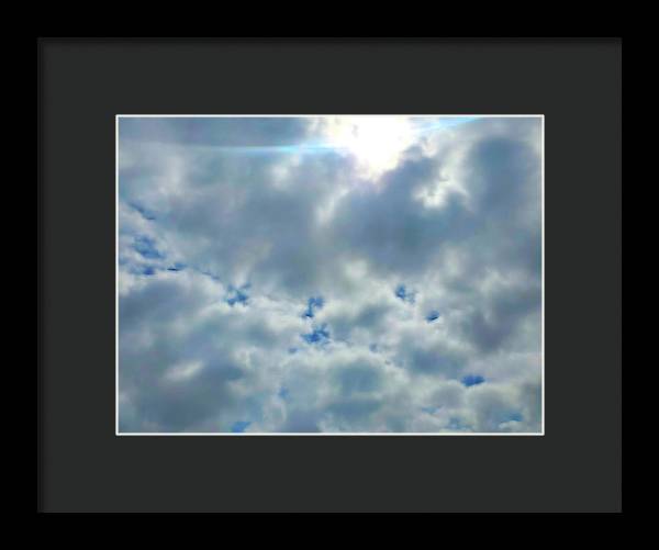 Clouds Above a Park - Framed Print