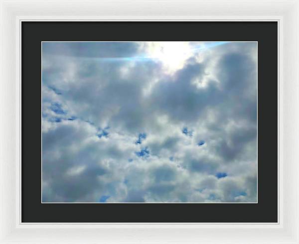 Clouds Above a Park - Framed Print