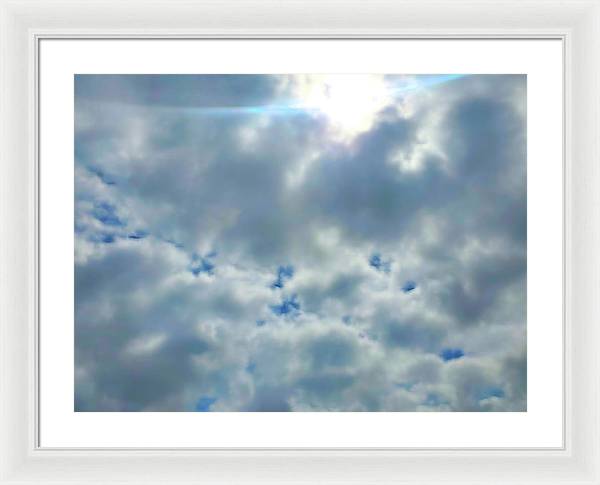 Clouds Above a Park - Framed Print
