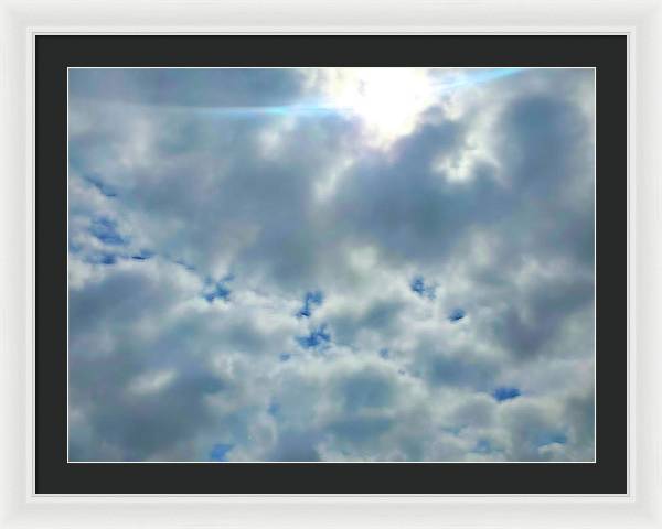 Clouds Above a Park - Framed Print