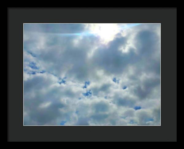 Clouds Above a Park - Framed Print