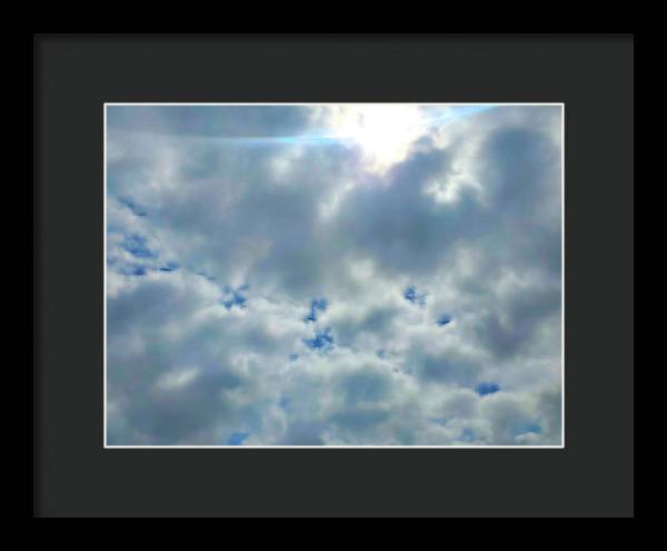 Clouds Above a Park - Framed Print