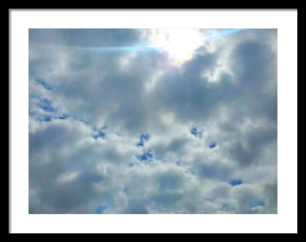 Clouds Above a Park - Framed Print