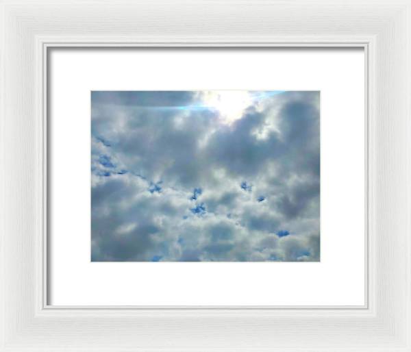 Clouds Above a Park - Framed Print