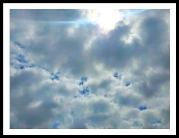Clouds Above a Park - Framed Print