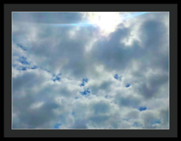 Clouds Above a Park - Framed Print
