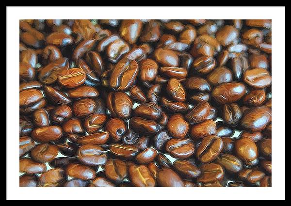 Coffee Beans - Framed Print