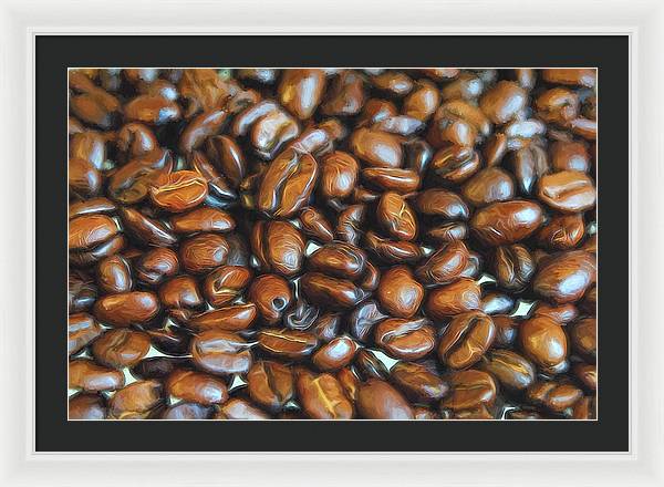 Coffee Beans - Framed Print