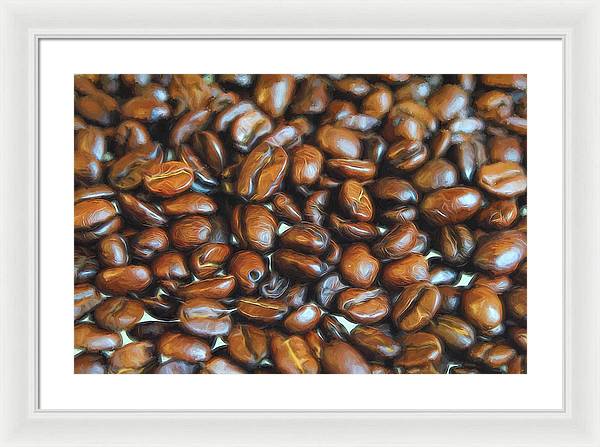 Coffee Beans - Framed Print