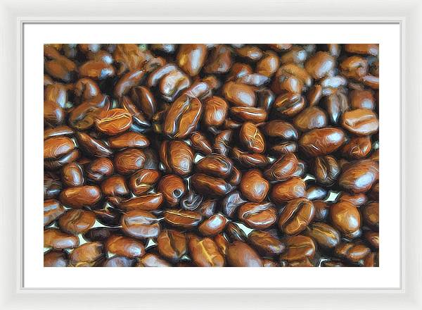 Coffee Beans - Framed Print