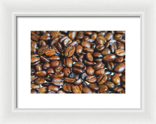 Coffee Beans - Framed Print