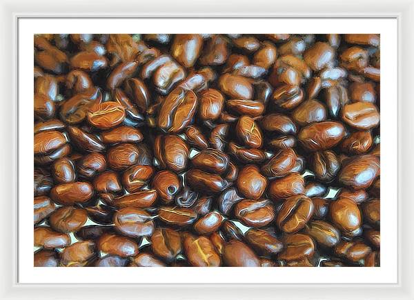 Coffee Beans - Framed Print
