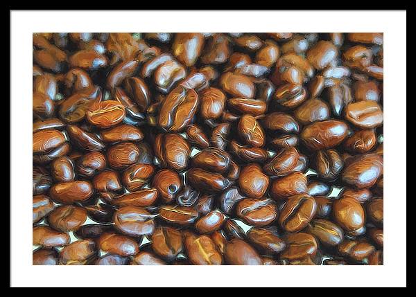 Coffee Beans - Framed Print