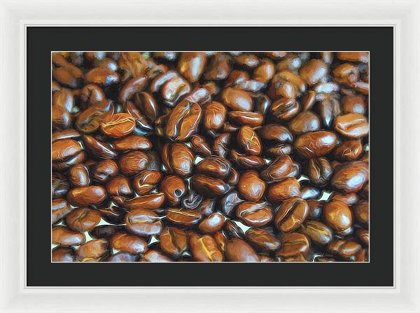 Coffee Beans - Framed Print