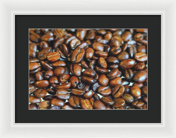 Coffee Beans - Framed Print