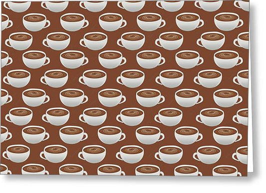 Coffee on Coffee - Greeting Card