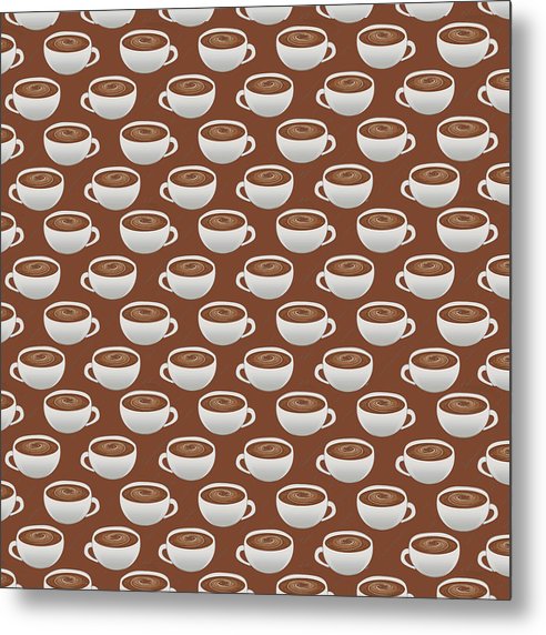 Coffee on Coffee - Metal Print