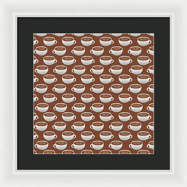 Coffee on Coffee - Framed Print